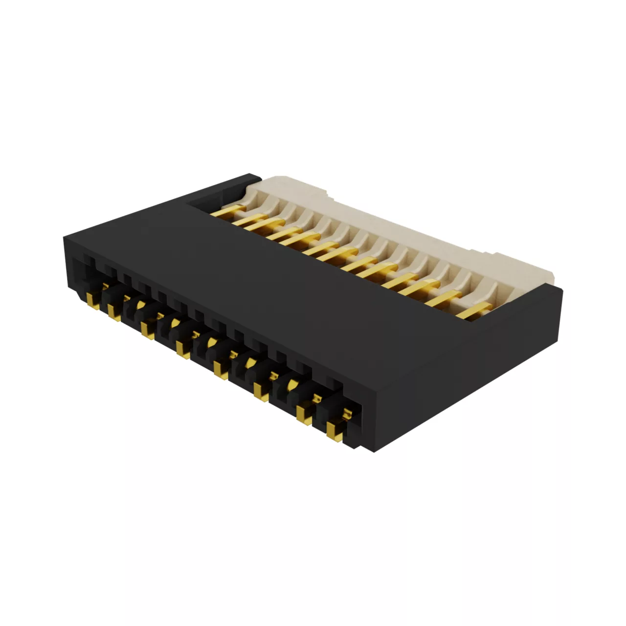 Easy-On Back Flip FPC Connector with Lock Terminal